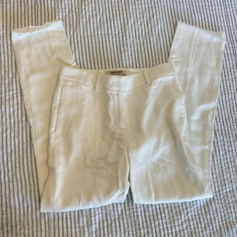 Roberto Cavalli Linen Pants